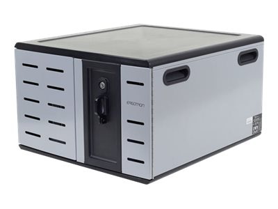 Thumbnail 3 of 8 for Ergotron Zip12 Charging Desktop Cabinet cabinet unit - for 12 tablets / notebooks - black, silver