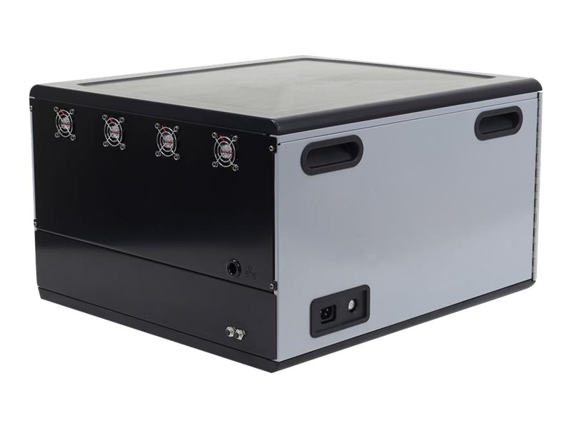 Thumbnail 4 of 8 for Ergotron Zip12 Charging Desktop Cabinet cabinet unit - for 12 tablets / notebooks - black, silver