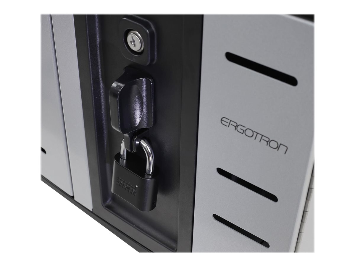 Thumbnail 5 of 8 for Ergotron Zip12 Charging Desktop Cabinet cabinet unit - for 12 tablets / notebooks - black, silver