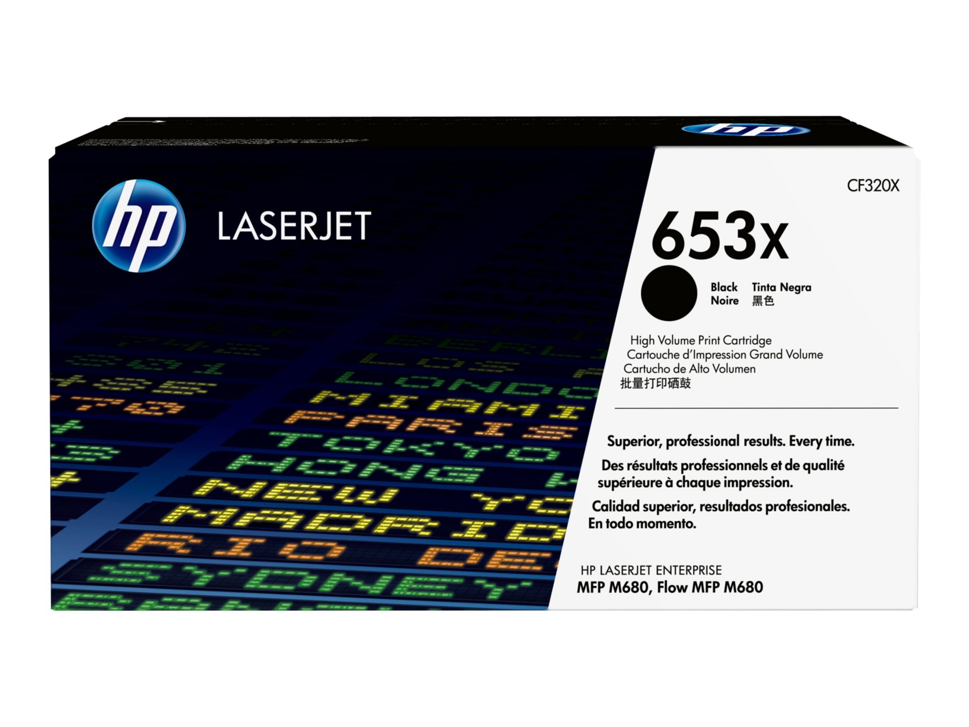 HP 653X (CF320X) Original High Yield Laser Toner Cartridge - Single Pack -