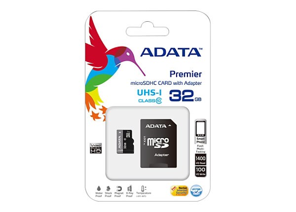 ADATA Premier UHS-I - flash memory card - 32 GB - microSDHC UHS-I