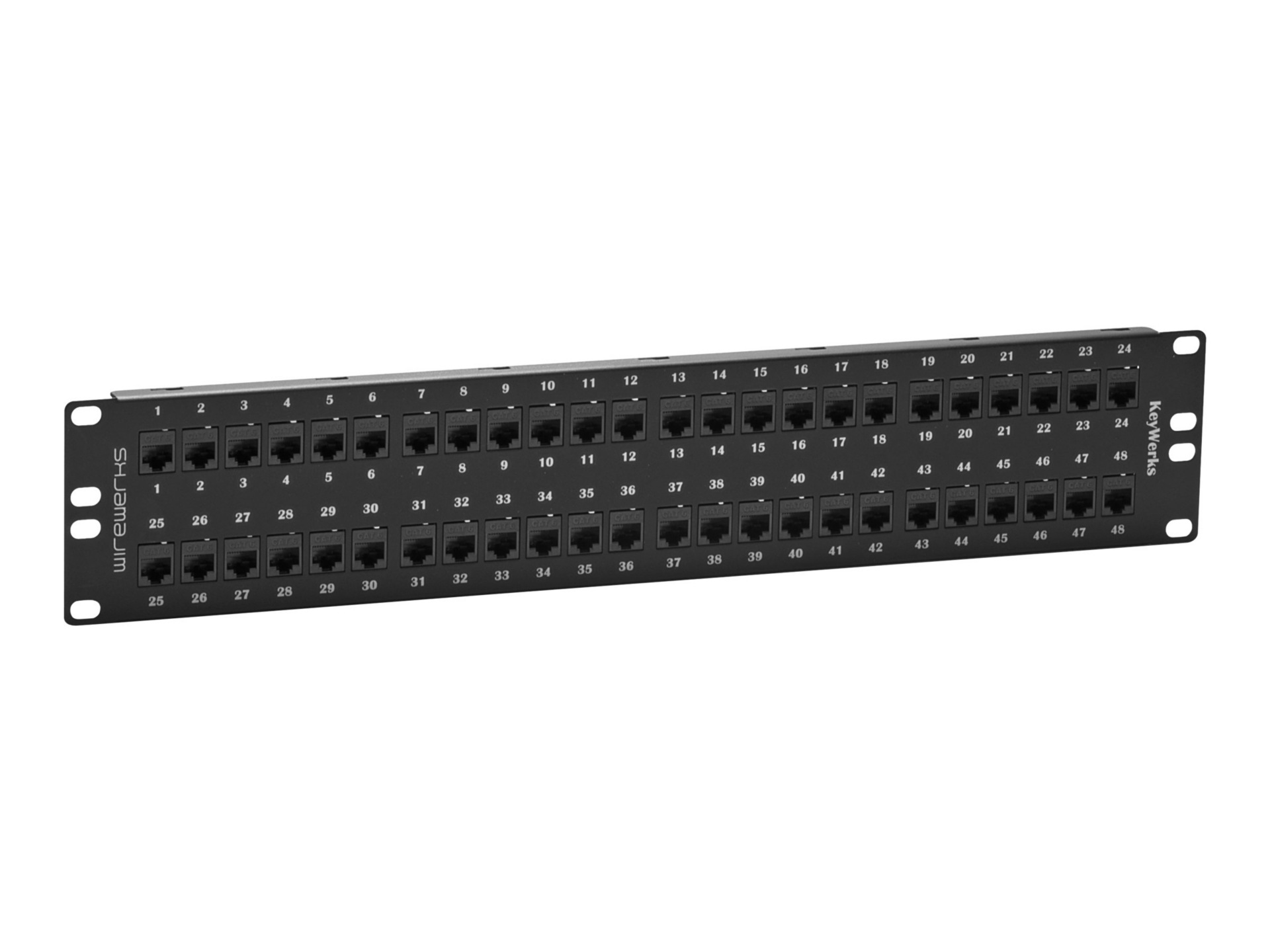 Wirewerks Keywerks patch panel - 2U - 19"