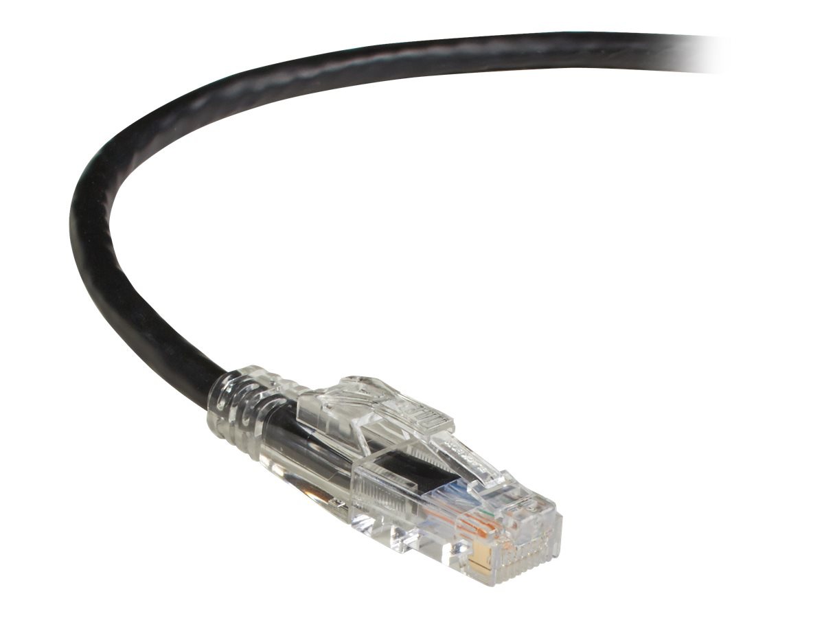Black Box GigaBase 3 patch cable - 100 ft - black