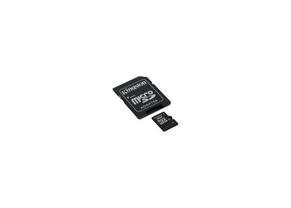 Kingston - flash memory card - 4 GB - microSDHC