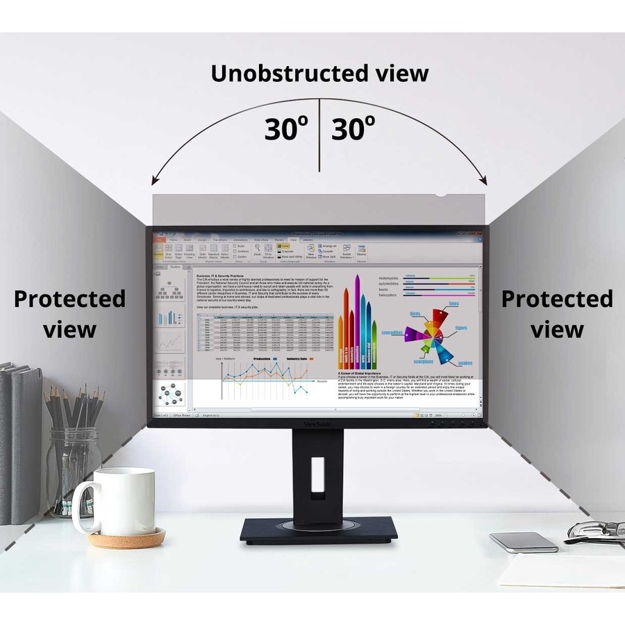Viewsonic VSPF2300 23" Monitor Privacy Filter - Thumbnail 3