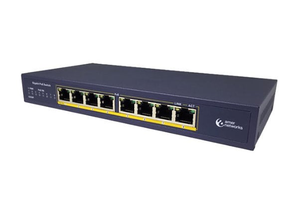 Amer SGD8P - switch - 8 ports - unmanaged