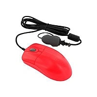 Seal Shield Silver Storm - mouse - USB - red