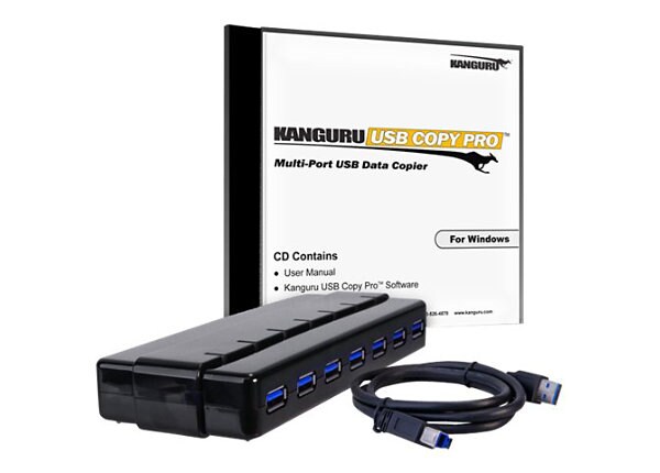 Kanguru Copy Pro USB3.0 - box pack - 1 license - with USB 3.0 7-port hub