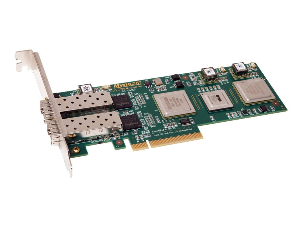 Myricom 10G-PCIE2-8B2-2S - network adapter - PCIe 2.0 x8 - 10 Gigabit SFP+