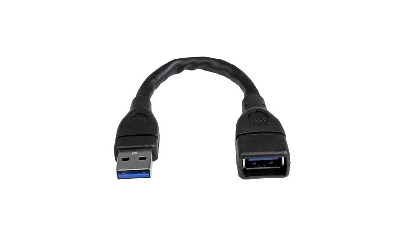 StarTech.com 6in USB 3.0 Port Saver Cable - A Male to A Female Extension