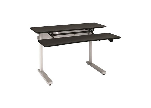 Ergotron Elevate Adjusta 48, Electric Sit-Stand Desk (Black)