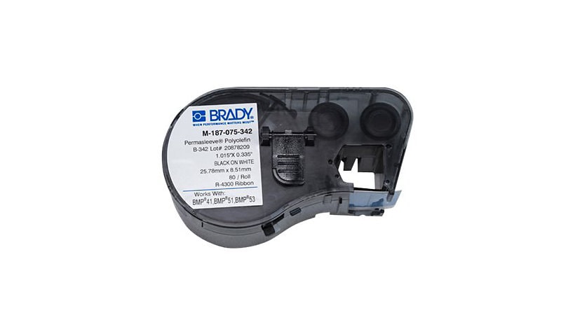 Brady PermaSleeve Marker B-342 - labels - 80 label(s) -