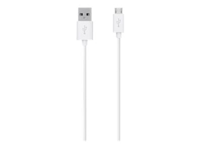 Belkin 4ft USB 2.0 to Micro USB Type B Cable - A to Micro-B- 4' White