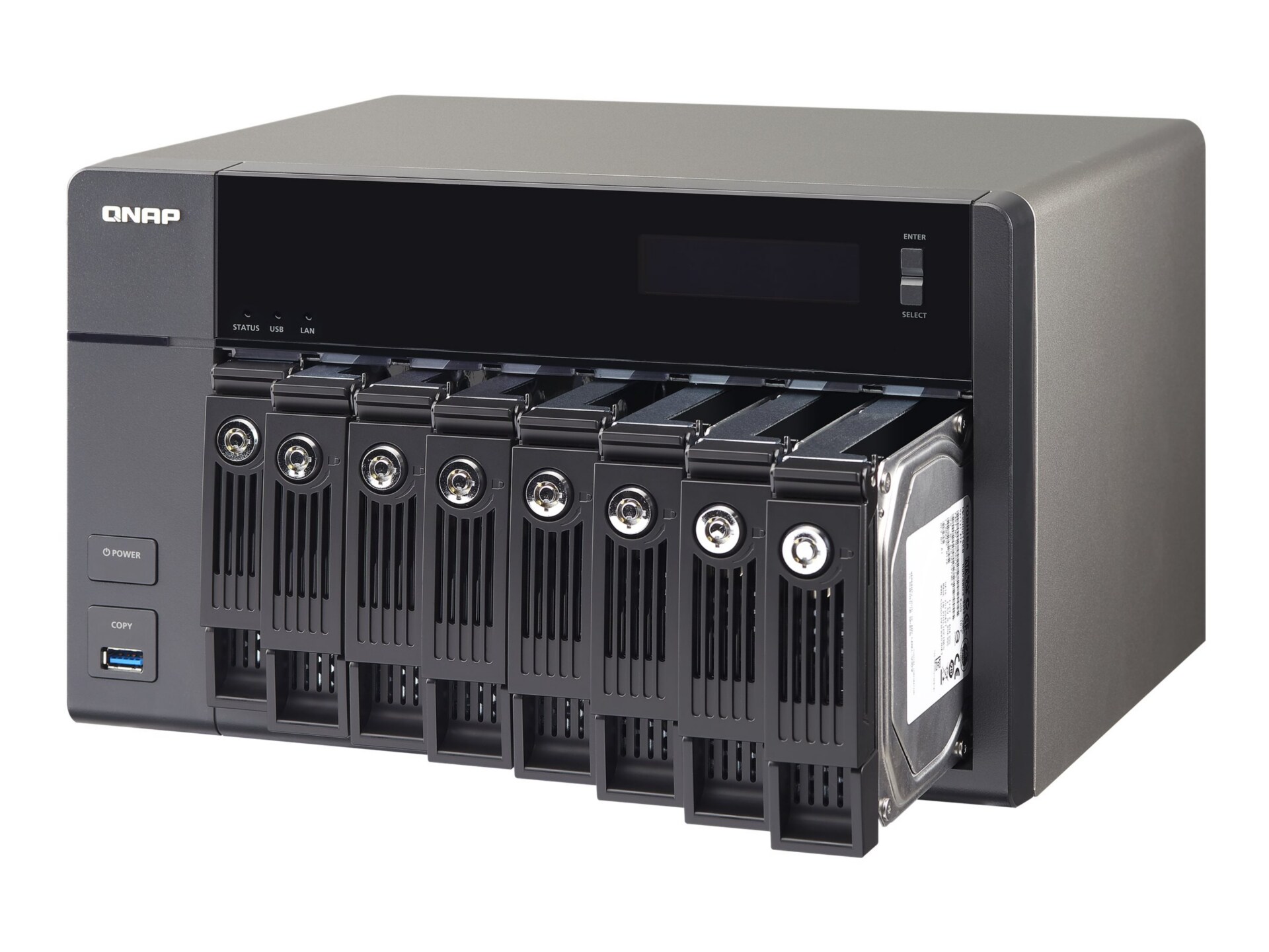 QNAP TVS-871 - NAS server - 0 GB
