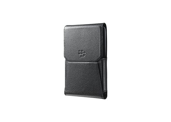 BlackBerry Leather Swivel Holster - holster bag for cell phone