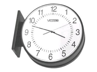 Valcom VIP-A16A-DS - clock - quartz - wall mountable - 16.81 in