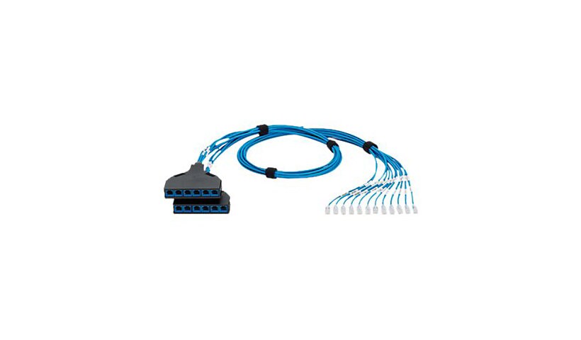 Panduit QuickNet SD Switch Port Harness - network cable - 7 ft - blue