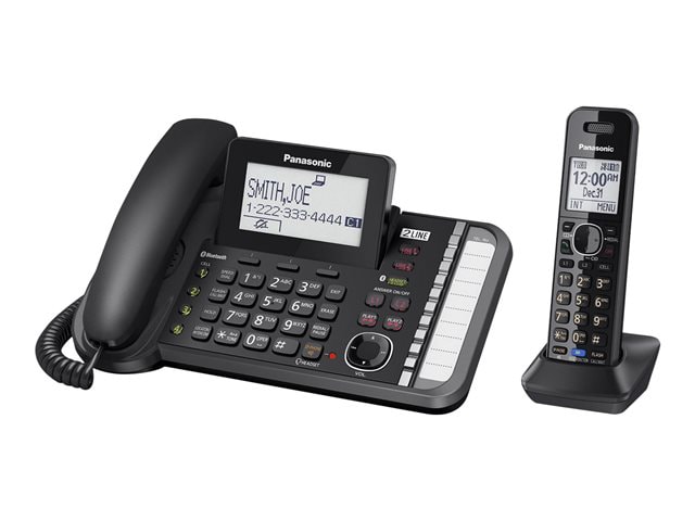 Panasonic KX-TG9581 - corded/cordless - answering system - with Bluetooth interface with caller ID/call waiting +