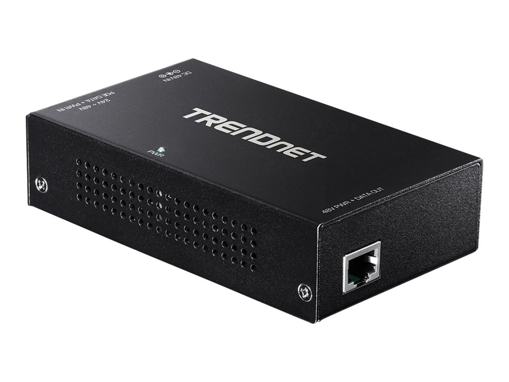 TRENDnet Gigabit PoE+ Repeater/Amplifier; Single Port PoE; Power Over Ether