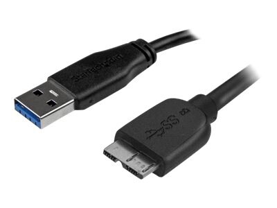 StarTech.com 3m / 10 ft Slim SuperSpeed USB 3.0 A to Micro B Cable - M/M