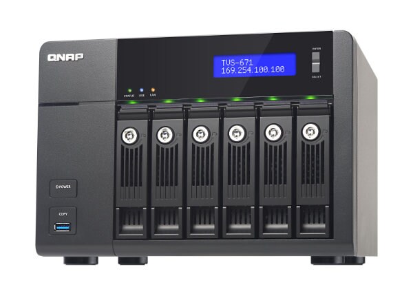 QNAP TVS-671 - NAS server - 0 GB