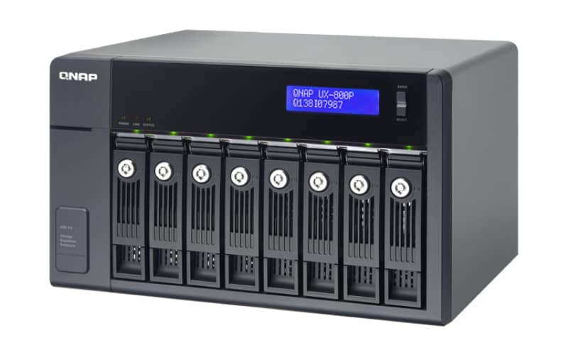 QNAP UX-800P - hard drive array