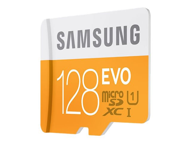 Samsung EVO MB-MP128DA - flash memory card - 128 GB - microSDXC UHS-I