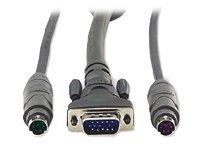 Belkin OmniView keyboard / video / mouse (KVM) cable kit - 10 ft