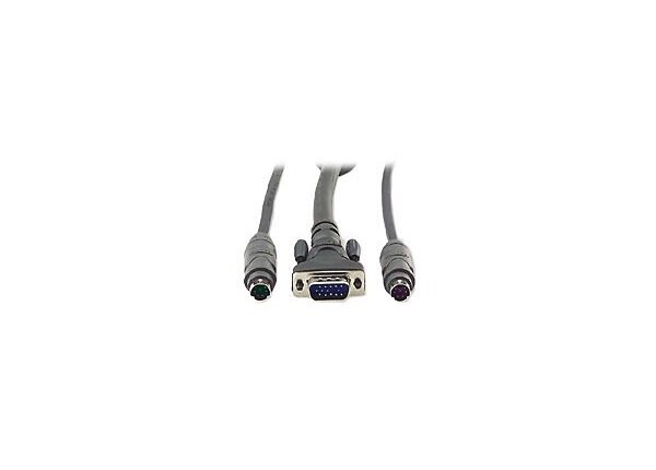 Belkin OmniView keyboard / video / mouse (KVM) cable kit - 10 ft