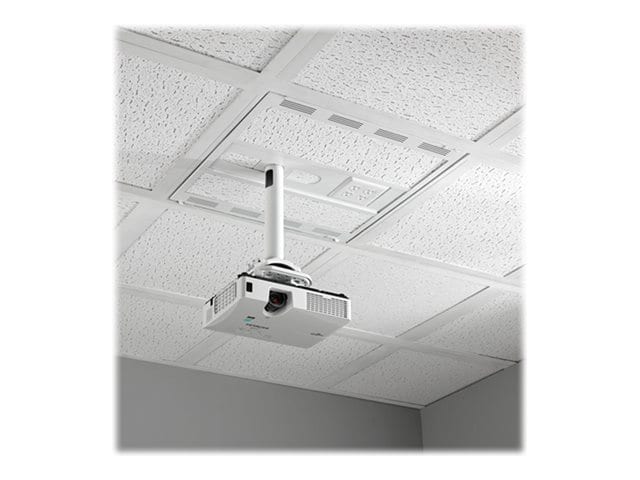 Chief 2" x 2" Suspended Ceiling Storage Box with Column Drop - White