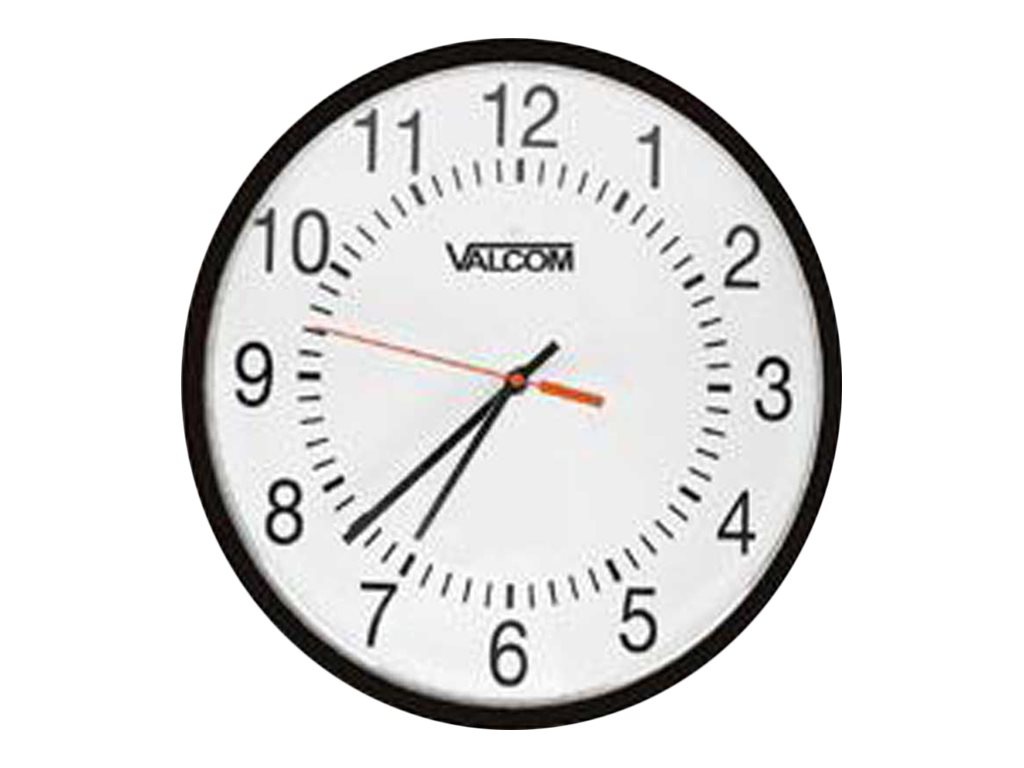 Valcom VIP-A16A - clock - quartz - wall mountable - 16.81 in