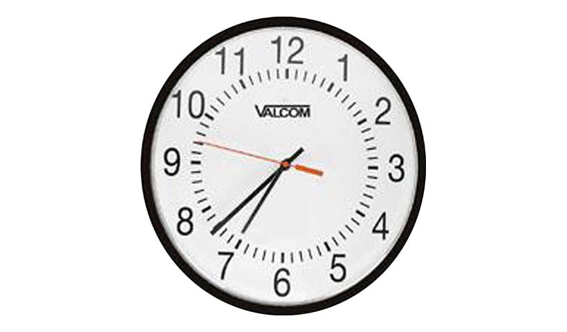 Valcom VIP-A16A - clock - quartz - wall mountable - 16.81 in