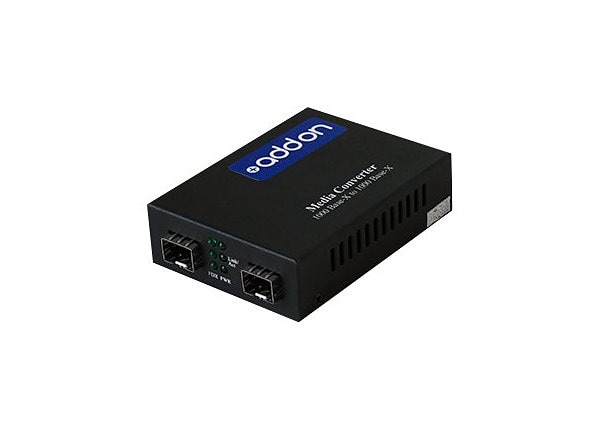 AddOn 1Gbs 1 SFP to 1 SFP Media Converter - media converter - GigE