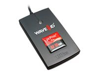 rf IDEAS WAVE ID Plus Keystroke RA FactoryTalk V2 Black Reader - RF proximity reader - USB