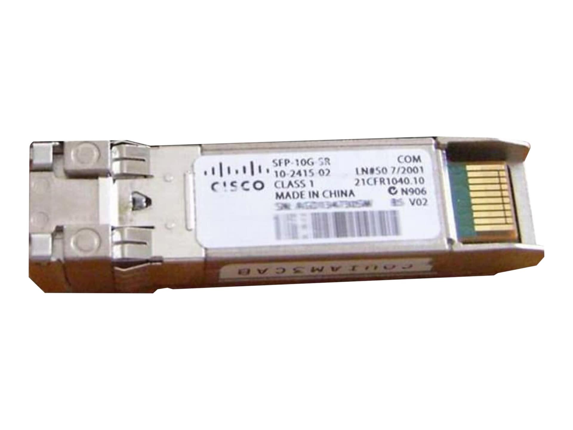 Cisco SFP+ transceiver module 10 GigE SFP-10G-SR-S= Transceiver  Modules