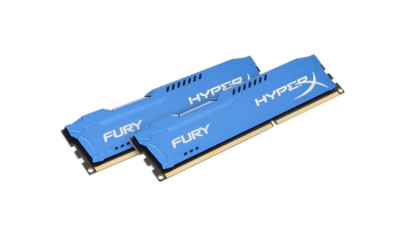 HyperX FURY - DDR3 - kit - 8 GB: 2 x 4 GB - DIMM 240-pin - 1866 MHz / PC3-1