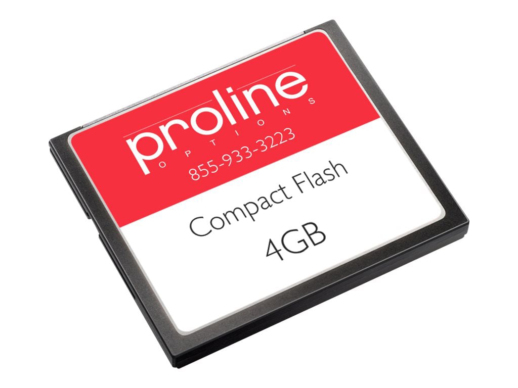 Proline - flash memory card - 4 GB - CompactFlash