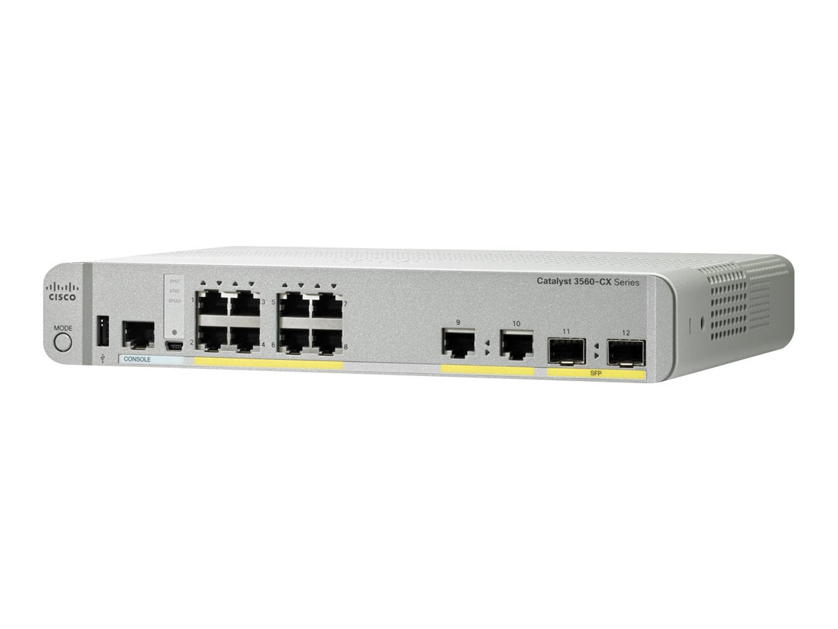 Cisco Catalyst 3560CX-8PC-S - switch - 8 ports - managed