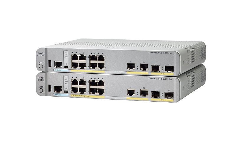 Cisco Catalyst 2960CX-8PC-L - switch - 8 ports - managed - rack-mountable