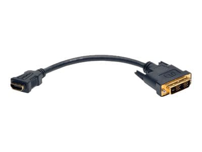 Eaton Tripp Lite Series HDMI to DVI-D Adapter Cable (F/M), 8 in. (20.3 cm) - adapter - HDMI / DVI - 8 in