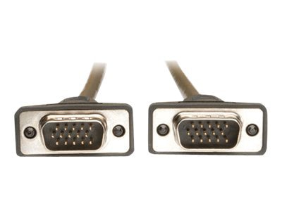 Eaton Tripp Lite Series Low-Profile VGA High-Resolution RGB Coaxial Cable (HD15 M/M), 15 ft. (4.57 m) - VGA cable - 15