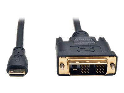 diakritisk elasticitet Cape Tripp Lite 6ft Mini HDMI to DVI-D Digital Monitor Adapter Video Converter  Cable M/M 6' - adapter cable - HDMI / DVI - 6 - P566-006-MINI - Monitor  Cables & Adapters - CDW.com