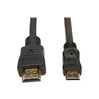 Eaton Tripp Lite Series High-Speed HDMI to Mini HDMI Cable with Ethernet (M/M), 10 ft. - HDMI cable with Ethernet - 10