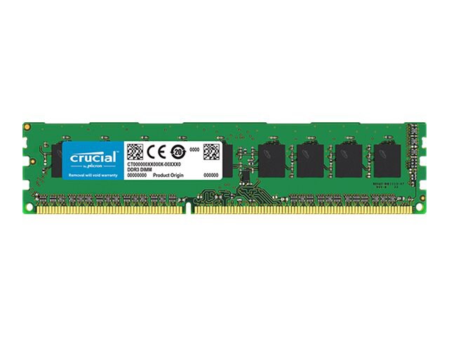 Crucial - DDR3 - module - 8 GB - DIMM 240-pin - 1866 MHz / PC3-14900 - unbu