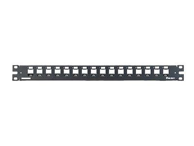 Panduit MINI-COM patch panel - 1U - 19"