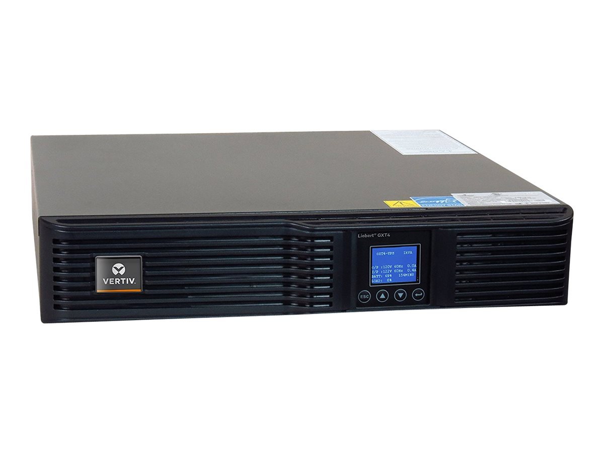 Vertiv Liebert GXT4, 1500VA/1350W, 120V Double-Conversion Rack/Tower UPS