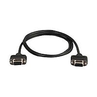 C2G CMG-Rated DB9 Low Profile Cable F-F - serial cable - DB-9 to DB-9 - 3 f