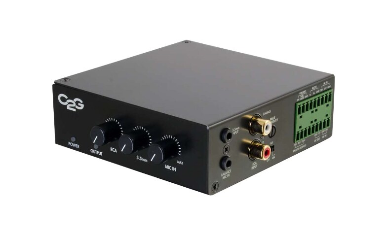 とっておきし福袋 C2G 50 Watt Audio Amplifier - 25/70V - Plenum Rated - 40881 ミュージック