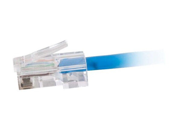 C2G Cat5e Non-Booted Plenum-Rated Unshielded (UTP) Network Patch Cable - patch cable - 7.6 m - blue