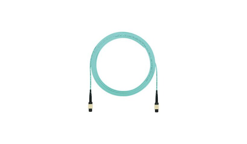 Panduit QuickNet Interconnect Cable Assemblies - network cable - 5 m - aqua